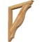 Ekena Millwork Funston Traditional Rough Sawn Bracket, Western Red Cedar, 4"W x 38"D x 44"H BKT04X38X44FST01RWR - alternate 1